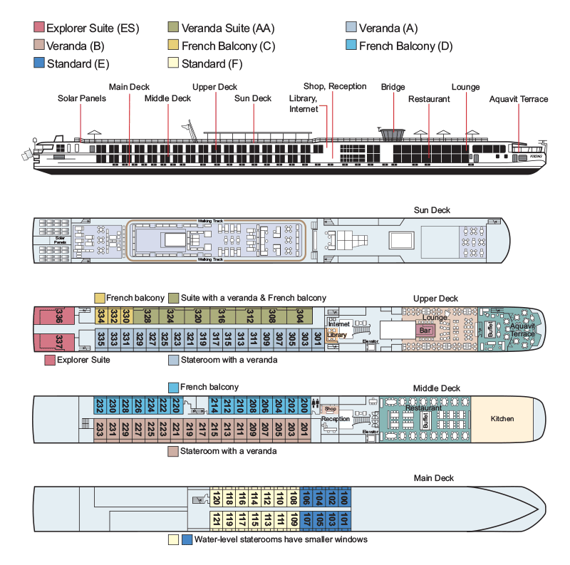 cruise boat map